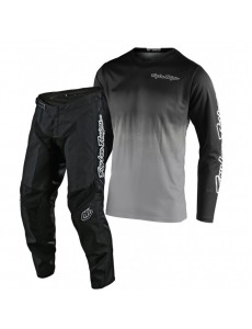 CONJUNTO TROY LEE DESIGNS 2021 GP STAIN'D - PRETO / CINZA